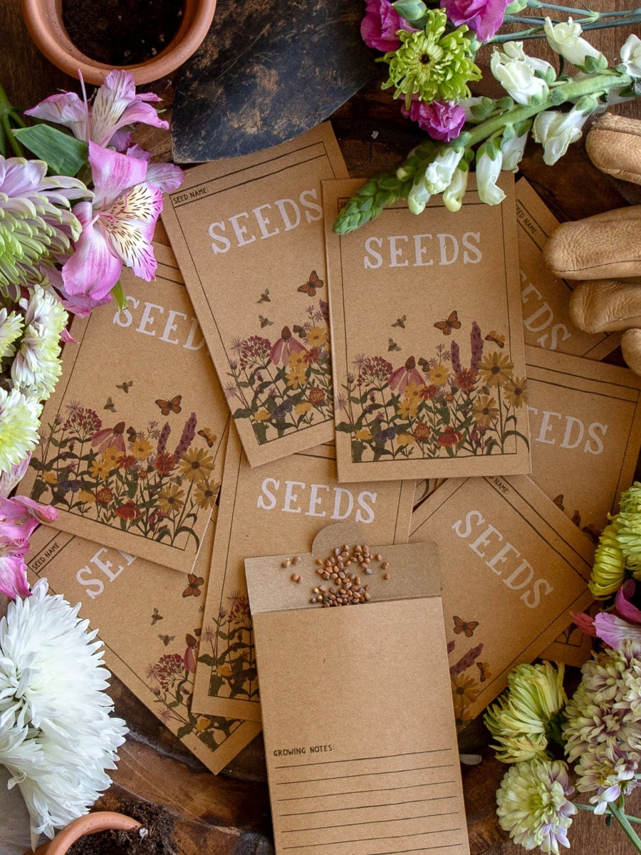 Flower Seed Storage Packets